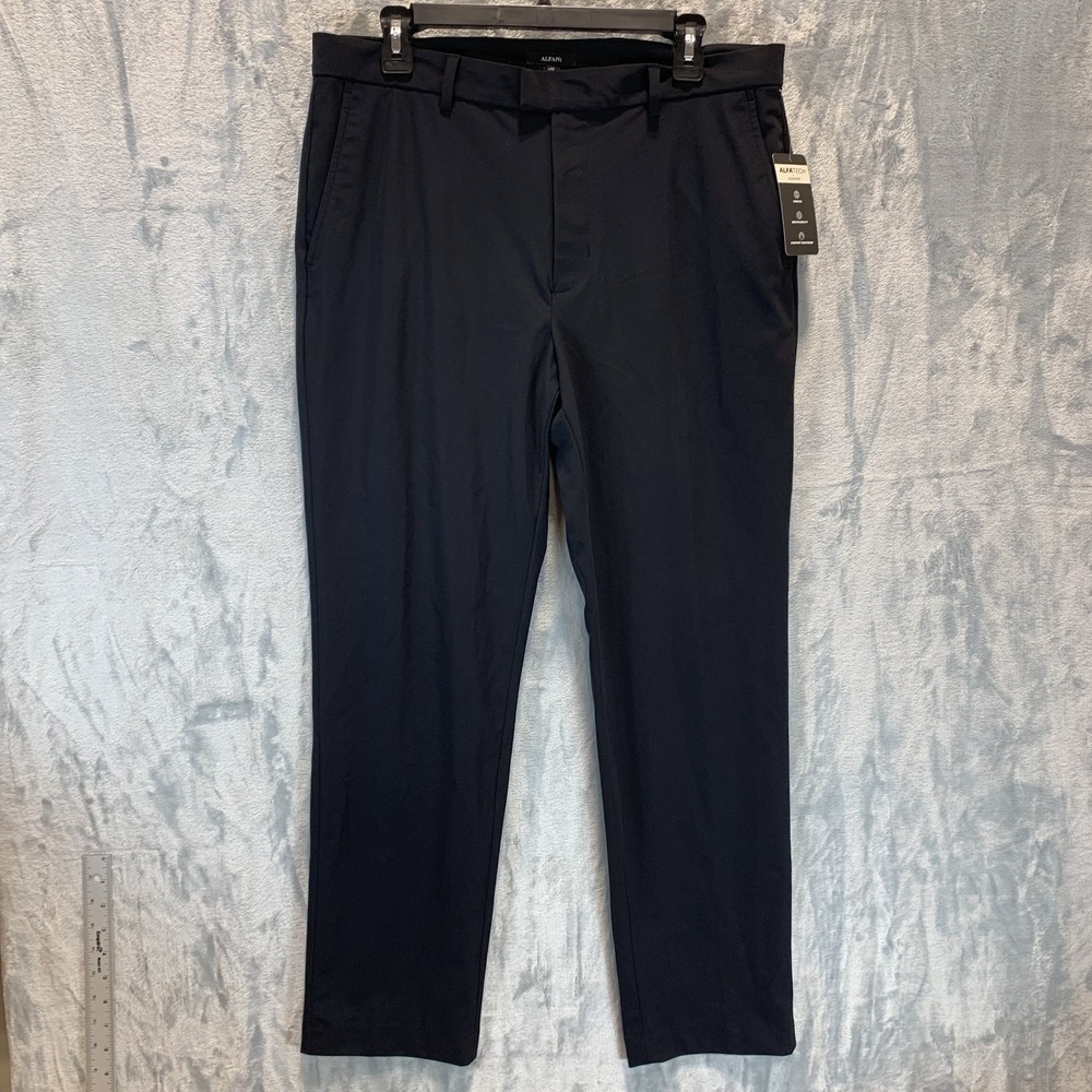 Alfani Men's Pants Alfatech 34 x 30‎ Black Stretch Performance Pockets